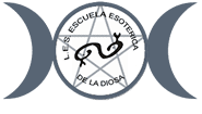 LES Escuela Esotérica de La Diosa® Logo de la escuela de brujas LES Escuela Esotérica de La Diosa